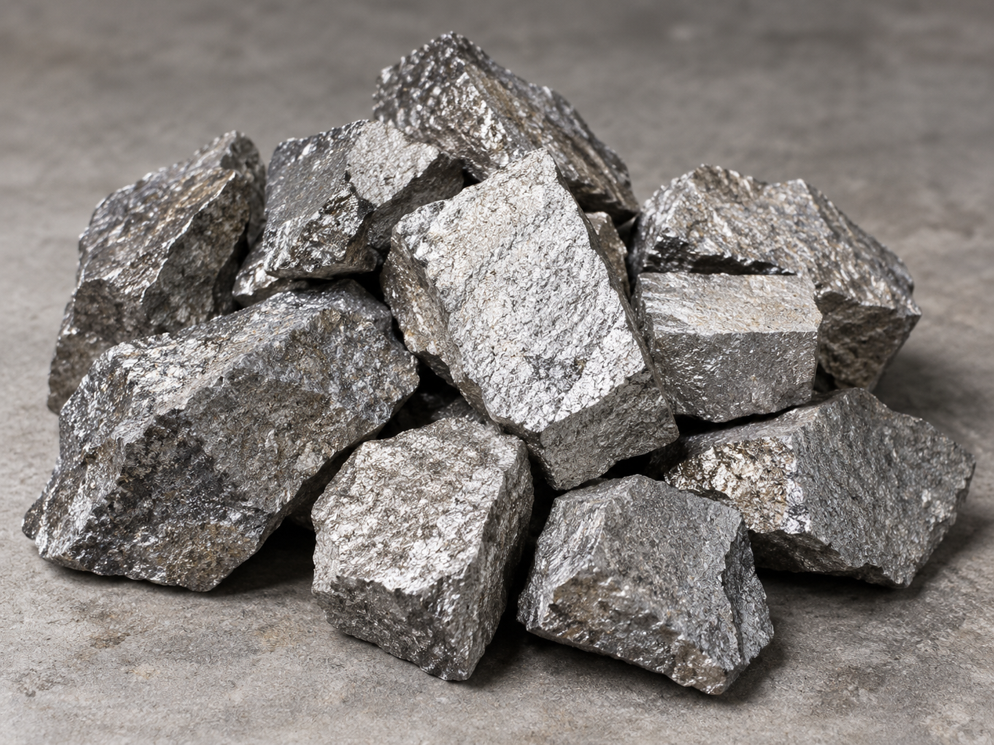 Magnesium ferro silicon alloy pieces